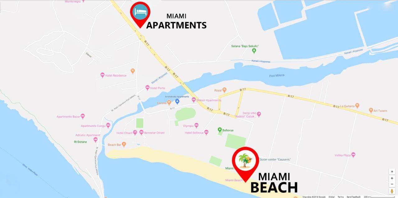Miami Apartments Улцинь Экстерьер фото